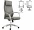 Офисное кресло BRABIX PREMIUM Jazz EX-757, синхромеханизм, алюминий, экокожа, серое 532490 6