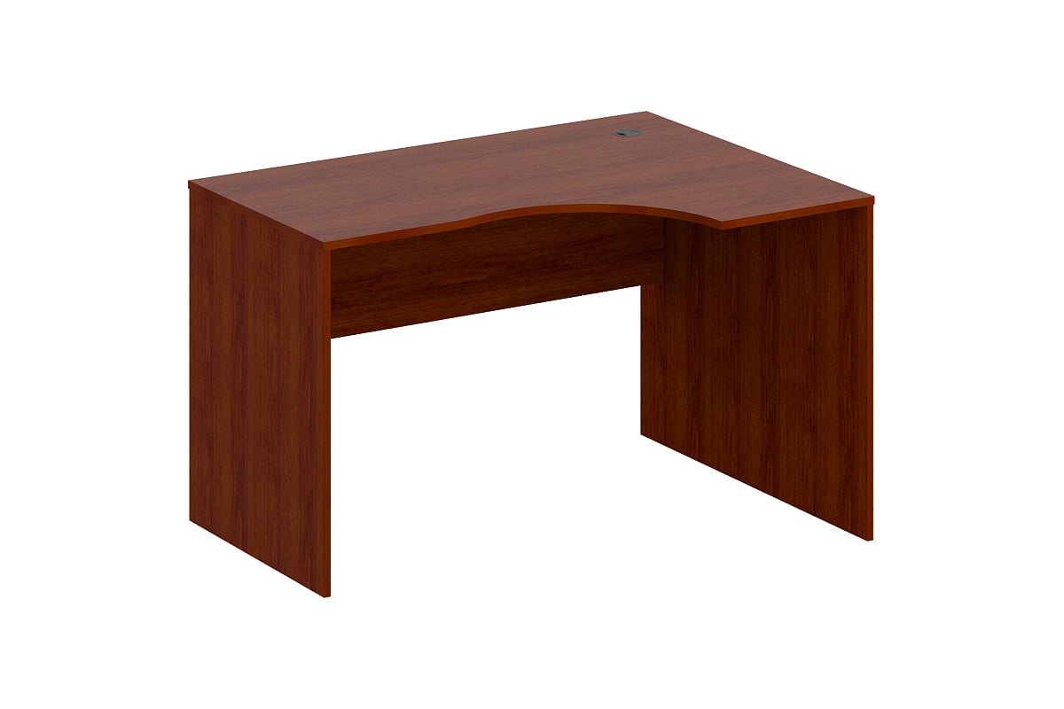 Эргономичный стол ФЕЛИКС 120x90x74.6 миланский орех темный ПК-ЛОГ ...