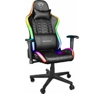 Игровое компьютерное кресло Trust GXT 716 Rizza 23845 кожзам, с подсветкой, черное Б0053012
