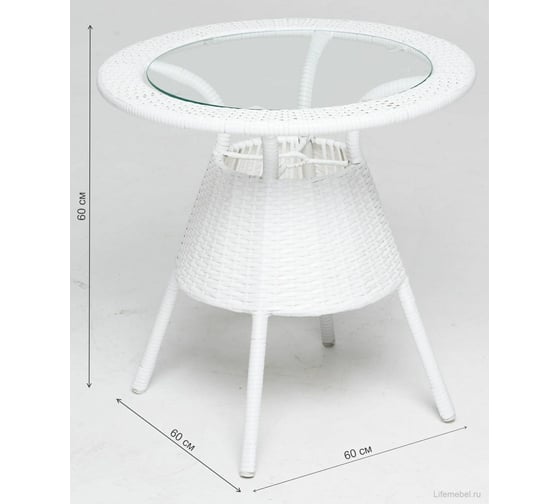 Стол Vinotti  WHITE GG-04-07