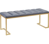 Банкетка GreenWeen OMEGA Light Blue, Bulon золотая GW-OMEGA-LB-110G-BL