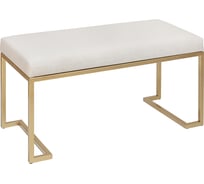 Банкетка GreenWeen OMEGA MINI Ivory золотая GW-OMEGAMINI-Ivory-850G