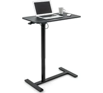 Компьютерный стол Tatkraft Bliss с газлифтом, черный, 80x74-115x40 см 12547