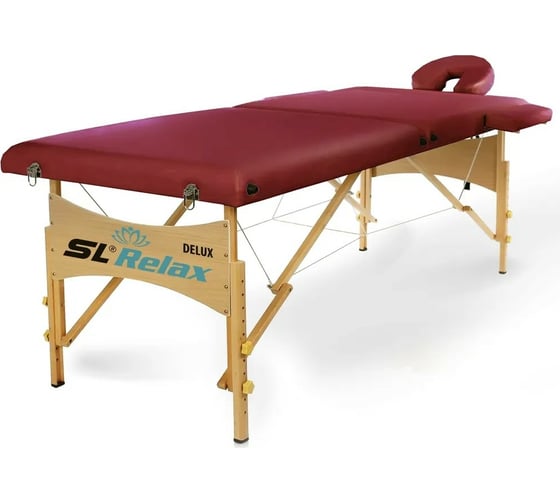 Складной массажный стол Start Line SL Relax Delux 185x60 см, с регулировкой высоты 61-85 см BM2523-1