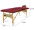Складной массажный стол Start Line SL Relax Delux 185x60 см, с регулировкой высоты 61-85 см BM2523-1 2