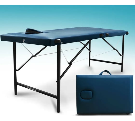 Складной массажный стол Start Line SL Relax Optima синий 182x61x75 см SLR-7