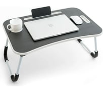 Большой складной стол-подставка для ноутбука Tatkraft Casper, 59.8x26.3x39.8 см, с держателем 11748