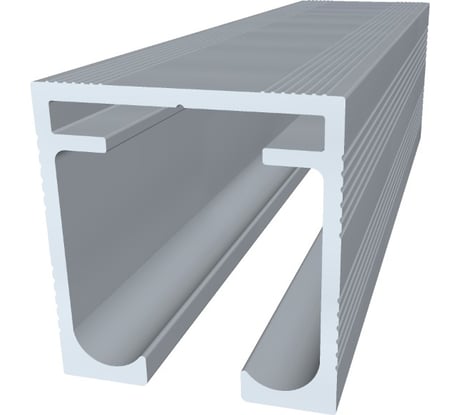 Направляющая для раздвижных дверей Ренц с доводчиками, длина 2 м INS 2