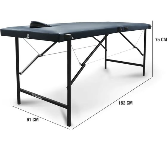 Складной массажный стол Start Line SL Relax Optima серый 182x61x75 см SLR-6