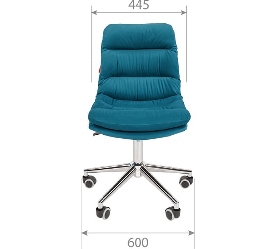 Компьютерное кресло CHAIRMAN Home 115 ткань бирюза 00-07079124