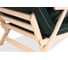 Кушетка Dr. Bronz Wood Melody натуральное дерево, зеленый матрас с подушками, 200x70x61 см SI0301041 9