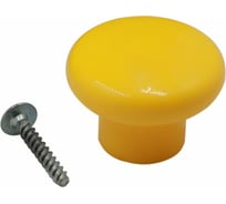 Мебельная ручка-кнопка Левша d 34, желтый У8-0934