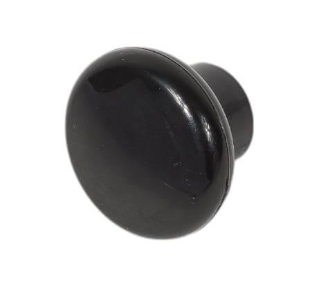 Мебельная ручка-кнопка Левша d 34, черный У8-0939.Ч