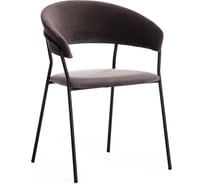 Кресло Tetchair TURIN mod. 0129571 металл/вельвет, 56x50x78 см, 4 шт серо-коричневый S108 84 15524