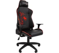 Игровое кресло CHAIRMAN game 40 экокожа черный, красный 00-07103256