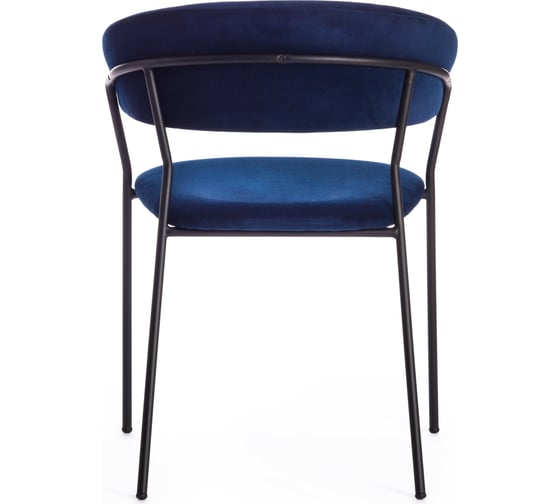 Кресло Tetchair TURIN mod. 0129571 металл/вельвет, 56x50x78 см, 4 шт темно-синий S108 117 DARK 15526
