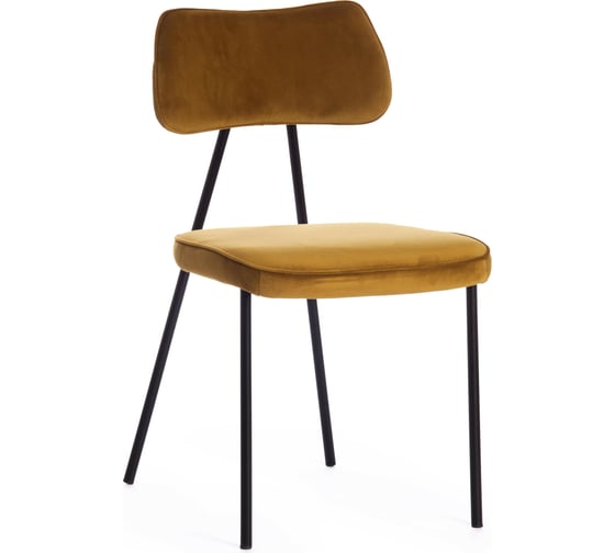 Стул Tetchair SILVIA mod. 0139124 металл/вельвет, 46,5x59x82,5 см, 4 шт олива S108 TAN 108/черный 15534 1