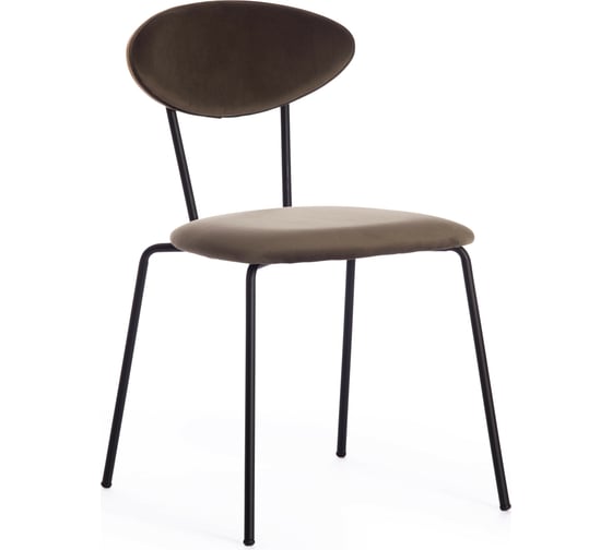 Стул Tetchair NEO mod. 0139014 металл/вельвет, 44x54x79 см,2 шт хаки S108 85 DARK TAN/черный 15522
