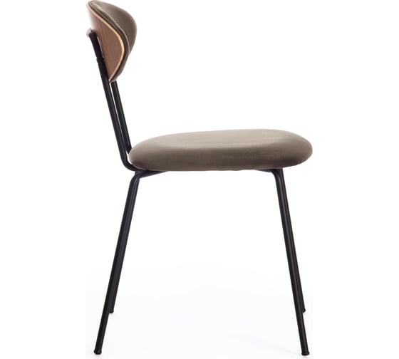 Стул Tetchair NEO mod. 0139014 металл/вельвет, 44x54x79 см,2 шт хаки S108 85 DARK TAN/черный 15522