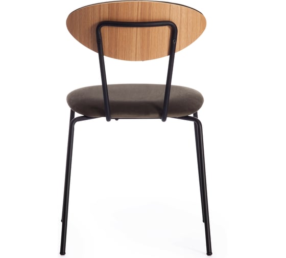 Стул Tetchair NEO mod. 0139014 металл/вельвет, 44x54x79 см,2 шт хаки S108 85 DARK TAN/черный 15522