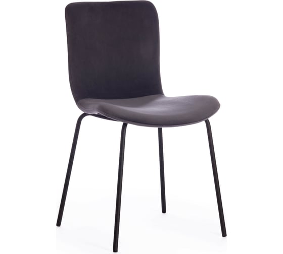 Стул Tetchair GILLIAN (mod. 0137017-NI) металл/вельвет, 45x52,5x78 см, темно-серый S108 666 SILVER 15510 1