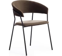 Кресло Tetchair TURIN mod. 0129571 металл/вельвет, 56x50x78 см, 4 шт хаки S108 85 DARK TAN/черный 15528