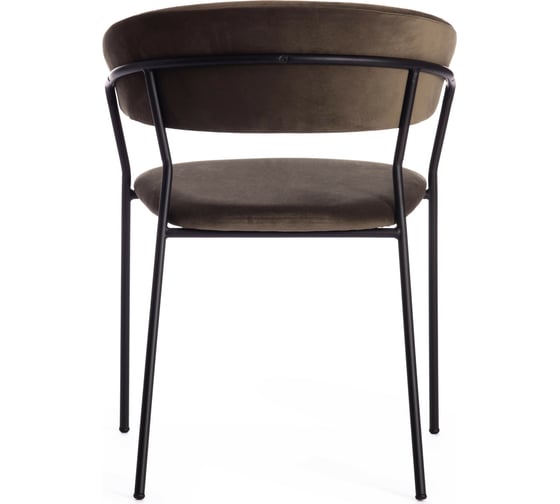 Кресло Tetchair TURIN mod. 0129571 металл/вельвет, 56x50x78 см, 4 шт хаки S108 85 DARK TAN/черный 15528
