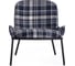 Кресло Tetchair DUKEN mod. 0179322 металл/ткань, 79x59x66 см, синий/синяя шотландка/черный 15533 5