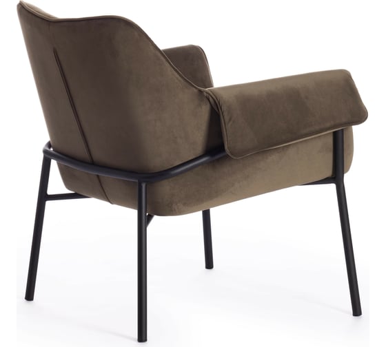 Кресло Tetchair BESS mod. 0179471 металл/вельвет, 70x71x75 см, хаки S108 85 DARK TAN/черный 15532