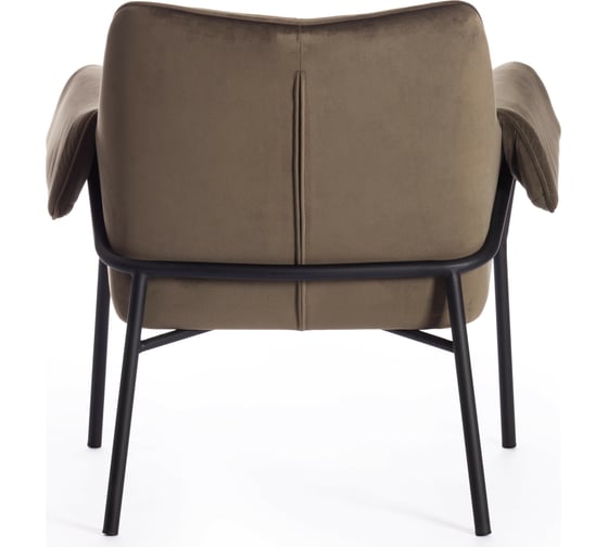 Кресло Tetchair BESS mod. 0179471 металл/вельвет, 70x71x75 см, хаки S108 85 DARK TAN/черный 15532