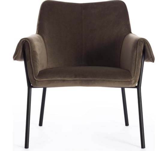 Кресло Tetchair BESS mod. 0179471 металл/вельвет, 70x71x75 см, хаки S108 85 DARK TAN/черный 15532
