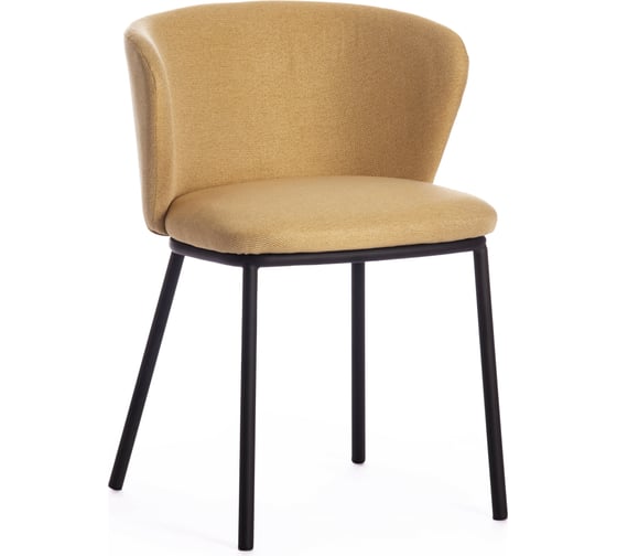 Стул Tetchair MANDY mod. 0139131металл/ткань, 53x55x76 см, 2 шт желтый HERITAGE-1055 YELLOW/черный 15517 1