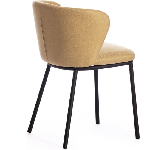 Стул Tetchair MANDY mod. 0139131металл/ткань, 53x55x76 см, 2 шт желтый HERITAGE-1055 YELLOW/черный 15517