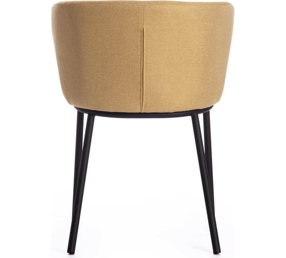 Стул Tetchair MANDY mod. 0139131металл/ткань, 53x55x76 см, 2 шт желтый HERITAGE-1055 YELLOW/черный 15517