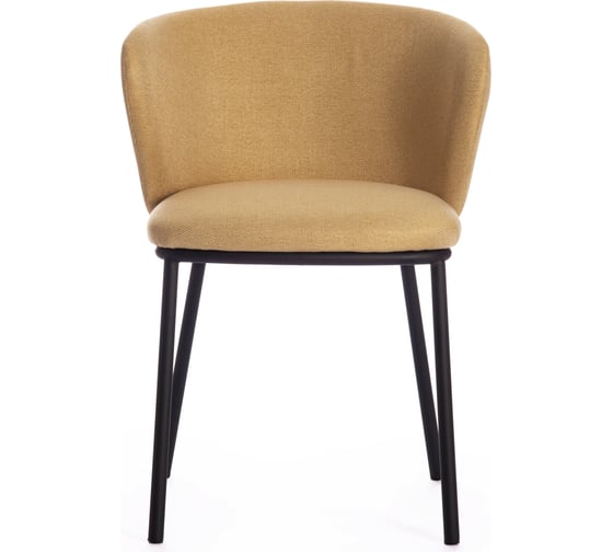 Стул Tetchair MANDY mod. 0139131металл/ткань, 53x55x76 см, 2 шт желтый HERITAGE-1055 YELLOW/черный 15517