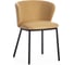 Стул Tetchair MANDY mod. 0139131металл/ткань, 53x55x76 см, 2 шт желтый HERITAGE-1055 YELLOW/черный 15517 1