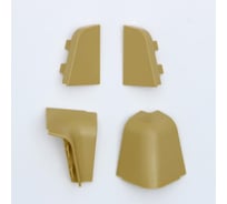 Комплект заглушек к плинтусу для столешниц ООО ДЕКОПЛИНТ ДЖОКЕР 3 - 13 песок 1155