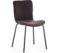 Стул Tetchair GILLIAN mod. 0137017-NI металл/вельвет, 45x52,5x78 см, 2 шт серо-коричневый S108 84 Tetchair 15509
