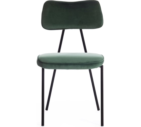 Стул Tetchair SILVIA mod. 0139124 металл/вельвет, 46,5x59x82,5 см, 4 шт голубой S108 CYAN 94/черный 15536