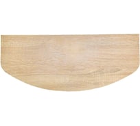 Фигурная полка ТДВ ПФ-60, размеры 600x250/160x16 мм цвет дуб сонома 3310041