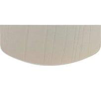 Фигурная полка ТДВ ПФ-80, размеры 800x250/160x16 мм цвет белый премиум 3310125