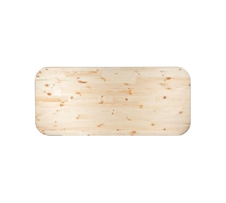 Овальная столешница ТДВ хвоя 28 мм 700x1500 мм АВ 1801004