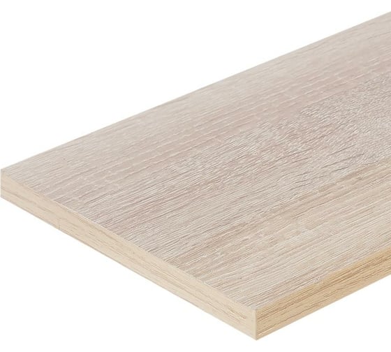 Мебельная деталь ТДВ ЛДСП 1200x400x16 мм дуб сонома 2603079 1