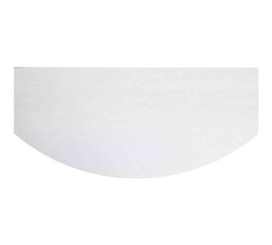 Фигурная полка ТДВ ПФ-60, размеры 600x250/160x16 мм цвет белый 3310009