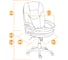 Кресло Tetchair COMFORT LT велюр Clermon, бежевый 40 19134 19