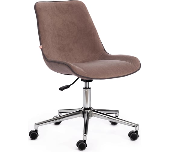 Кресло Tetchair STYLE велюр Clermon, бежевый 40 19142