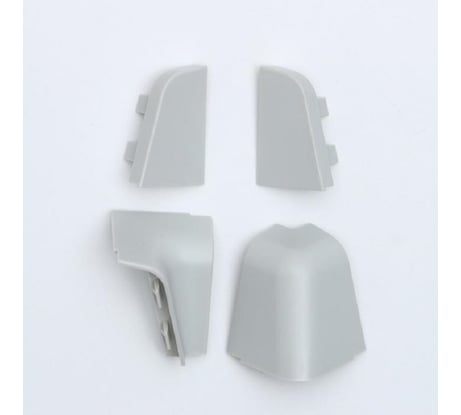 Комплект заглушек к плинтусу для столешниц ООО ДЕКОПЛИНТ ДЖОКЕР 3 - 14 лед 1162