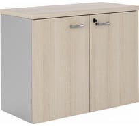 Шкаф MODER 72 с деревянными дверями серия мебели FLASH цвет ДУБ131 FLS327/R2.L