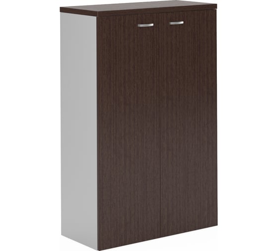 Шкаф MODER 140 серия мебели FLASH с деревянными дверями, цвет ROVERE CAFE FLS322.E 1