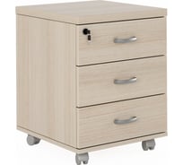 Подкатная тумба MODER серия мебели FLASH 3 ящика, цвет ДУБ131 FLS207.L